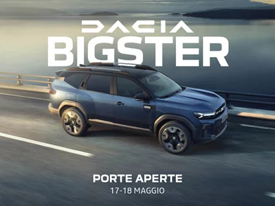 Nuovo Dacia Bigster: scoprilo il 17 e 18 Maggio 