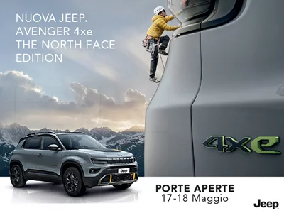 Nuova Jeep Avenger 4xe: scoprila il 17 e 18 Maggio