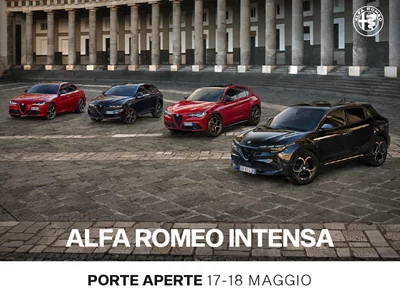 Scopri la Serie Speciale “Intensa” Alfa Romeo il 17 e 18 Maggio