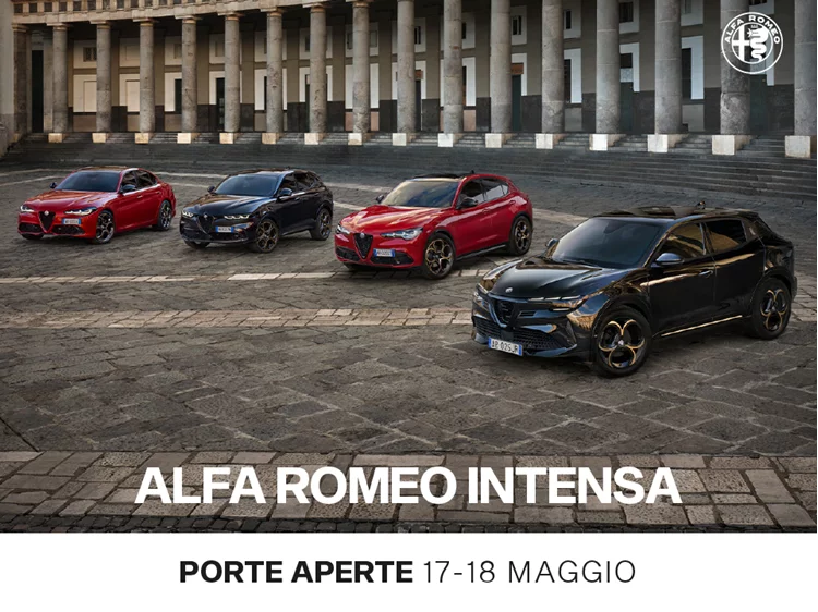 Scopri la Serie Speciale “Intensa” Alfa Romeo il 17 e 18 Maggio