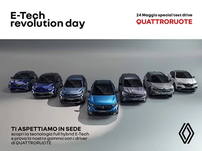 Torna la Quattroruote Test Drive Experience – Sabato 24 Maggio da Renault Renauto 2000 a Caserta