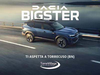 Dacia Bigster in Esposizione al Cinema TorreVillage Multiplex