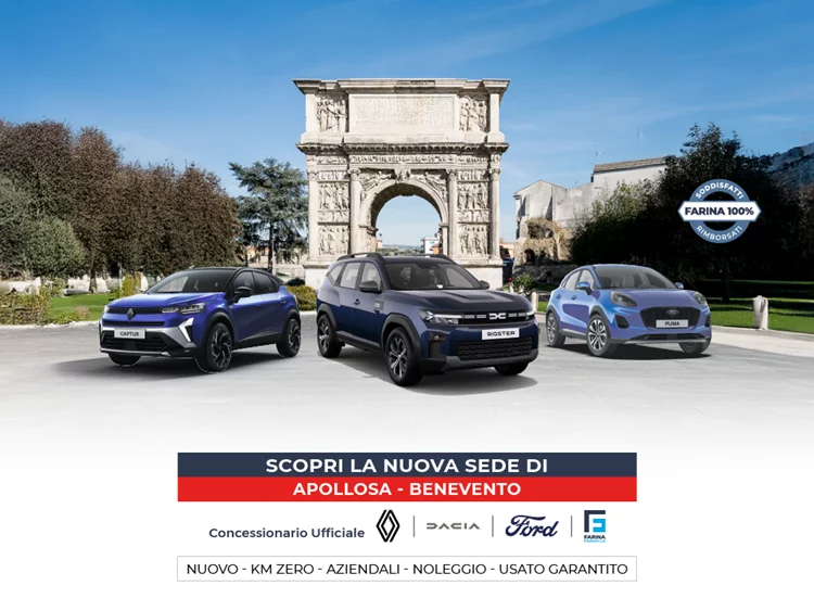 Nuova sede Gruppo Farina a Benevento: una nuova casa per la tua prossima auto