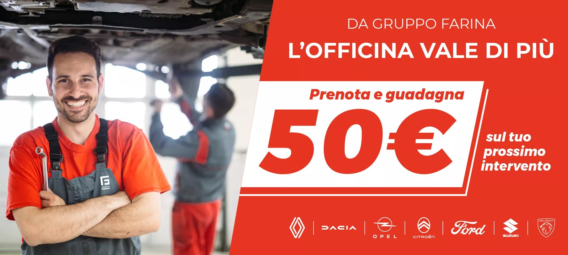 Prenota il tuo intervento e ricevi 50€ di sconto sul prossimo!