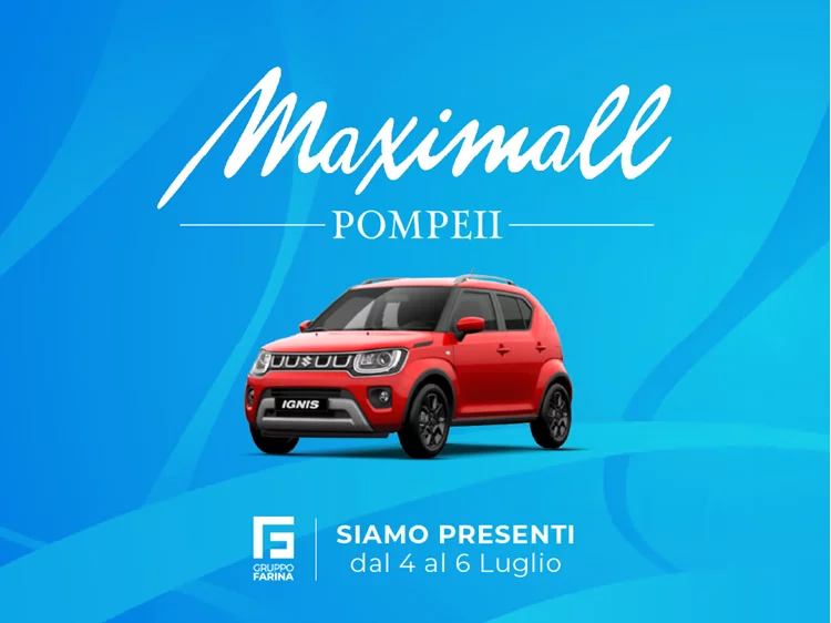 Suzuki Ignis in esposizione a Maximall Pompeii