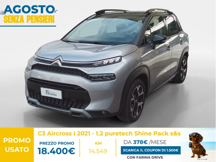 USATO - C3 Aircross I 2021 - 1.2 puretech Shine Pack s&s 130cv eat6