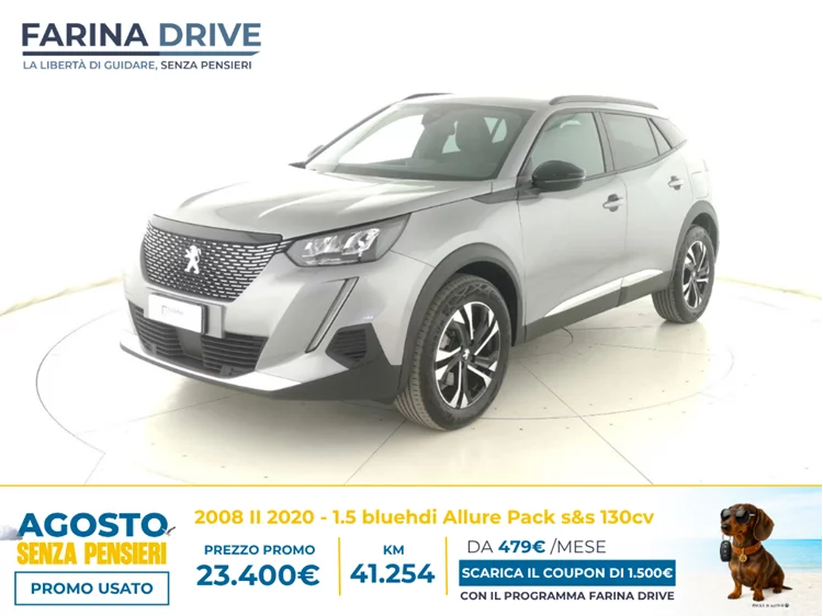 USATO - Peugeot 2008 II 2020 1.5 bluehdi Allure Pack s&s 130cv eat8
