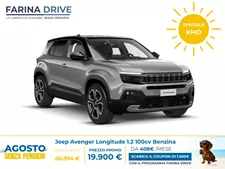 KM0 - Jeep Avenger Benzina Avenger Longitude 1.2 100cv
