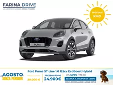KM0 - Ford Puma ST-Line 1.0 EcoBoost Hybrid  125CV Trasmissione manuale a 6 rapporti Trazione anteriore