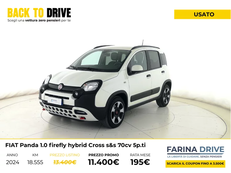 USATO - Panda 1.0 firefly hybrid Cross s&s 70cv 5p.ti