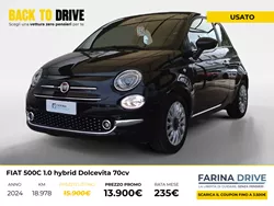 FIAT 500C 1.0 hybrid Dolcevita 70cv