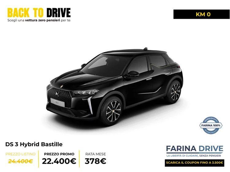 Km0 - DS 3 Hybrid Bastille