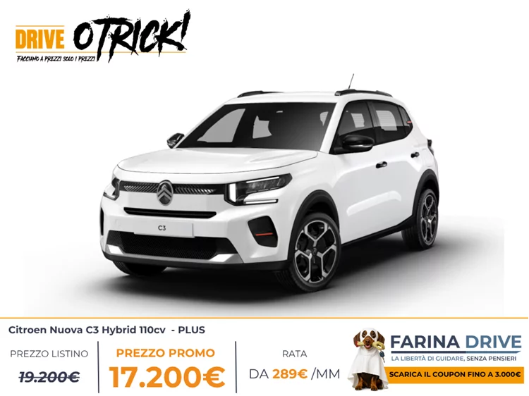 KM0 -  Nuova C3 Hybrid 110cv  - PLUS