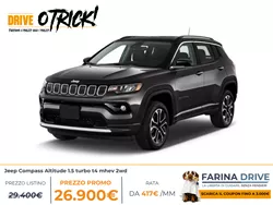 Jeep Compass 1.5 turbo t4 mhev Altitude 2wd 130cv dct