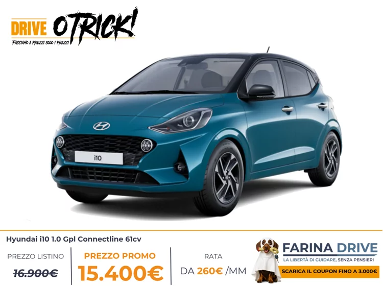KM0 - Hyundai i10 1.0 Gpl Connectline 61cv