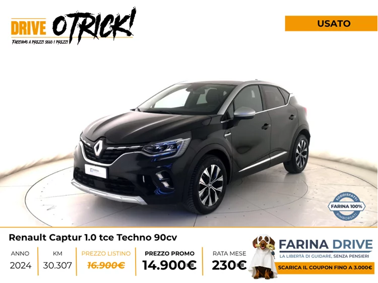 USATO - Captur 1.0 tce Techno 90cv