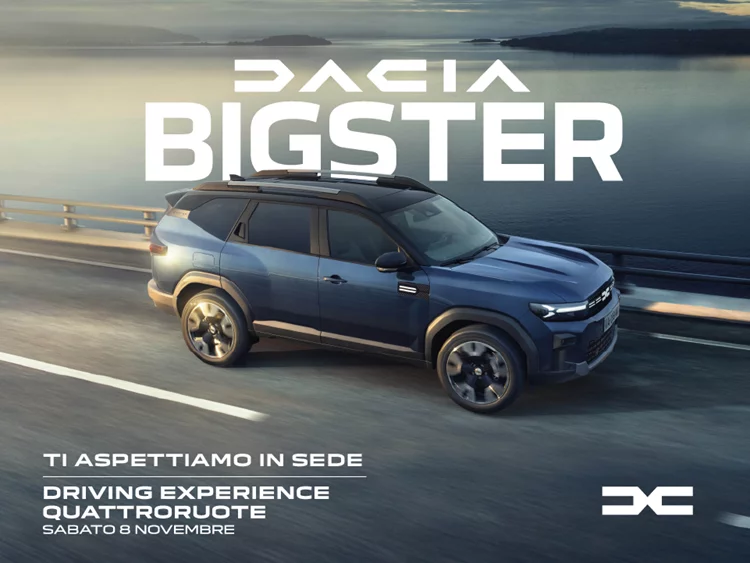 Scopri Dacia Bigster Mild Hybrid-G 140 con Quattroruote