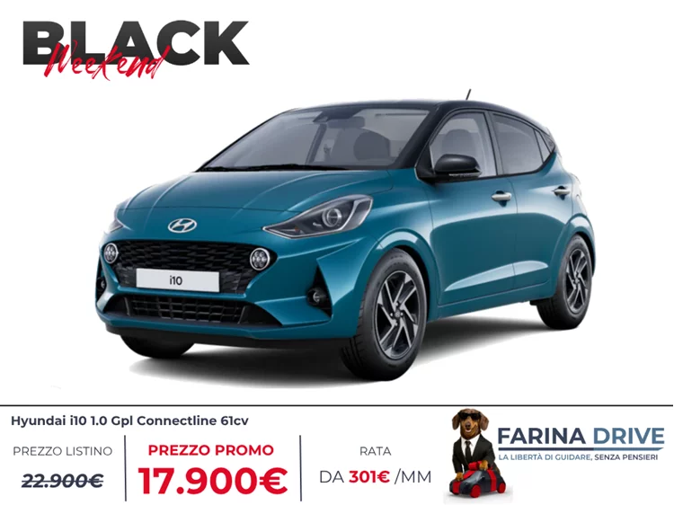 KM0 - Hyundai i10 1.0 Gpl Connectline 61cv