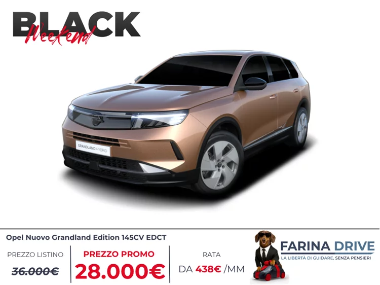 KM0 - Nuovo Grandland Edition 145CV EDCT