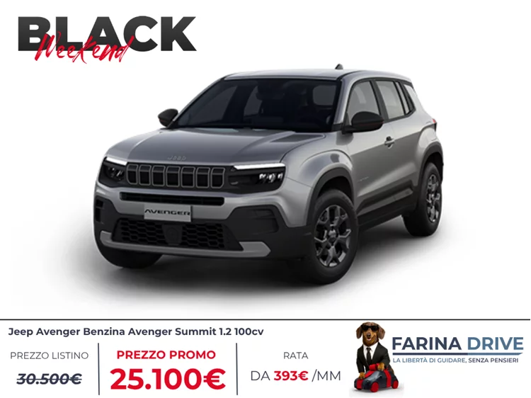 KM0 - Avenger Benzina Avenger Summit1.2 100cv