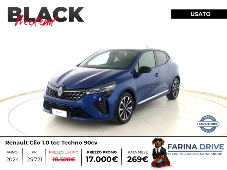 USATO - Clio 1.0 tce Techno 90cv