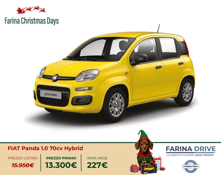 KM0 - Panda 1.0 70cv Hybrid - Christmas Days