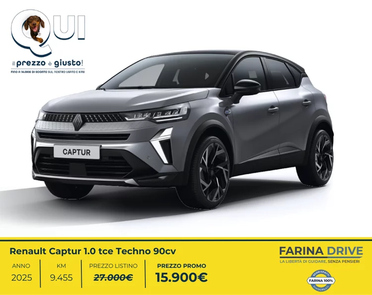 USATO - Captur 1.0 tce Techno 90cv - 2