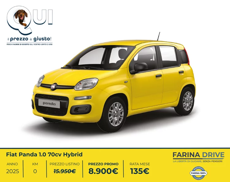 KM0 - Panda 1.0 70cv Hybrid