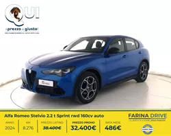 Alfa Romeo Stelvio 2.2 t Sprint rwd 160cv