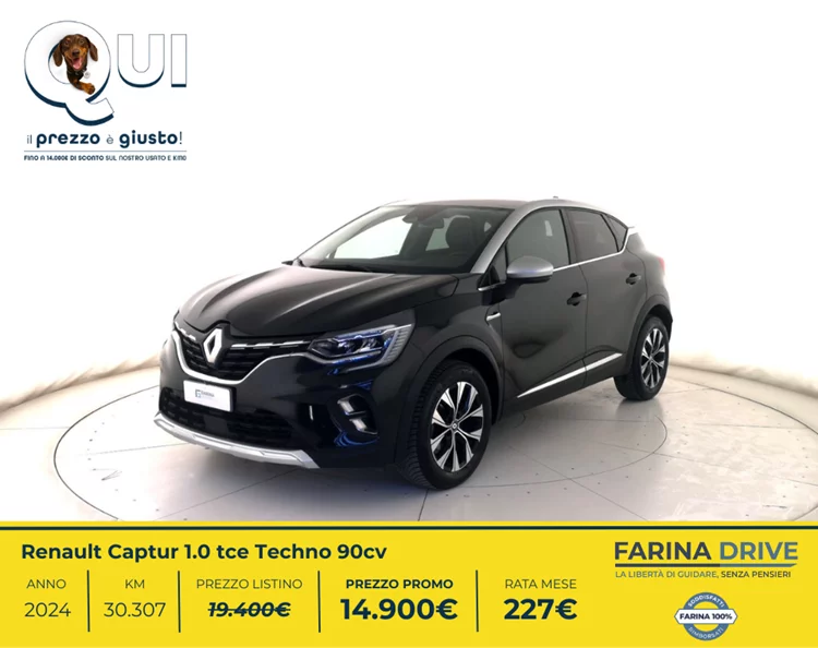USATO - Captur 1.0 tce Techno 90cv