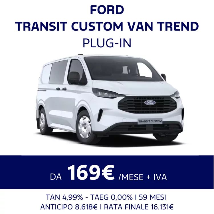 TRANSIT CUSTOM PLUG-IN van trend