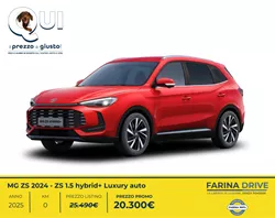 MG ZS 1.5 hybrid+ Luxury auto