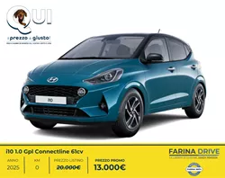 Hyundai i10 1.0 Gpl Connectline 61cv
