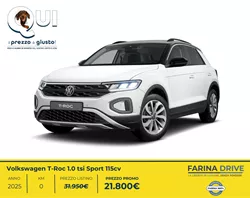 VOLKSWAGEN T-Roc 1.0 TSI Sport 115cv