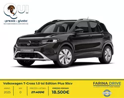 VOLKSWAGEN T-Cross 1.0 TSI Edition Plus 95cv