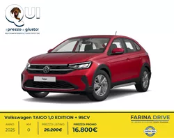 VOLKSWAGEN TAIGO 1,0 EDITION + 95CV