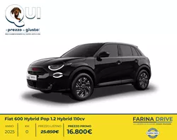 FIAT 600 Hybrid Pop 1.2 Hybrid 110cv