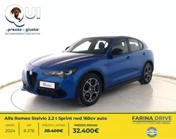 Alfa Romeo Stelvio 2.2 t Sprint rwd 160cv