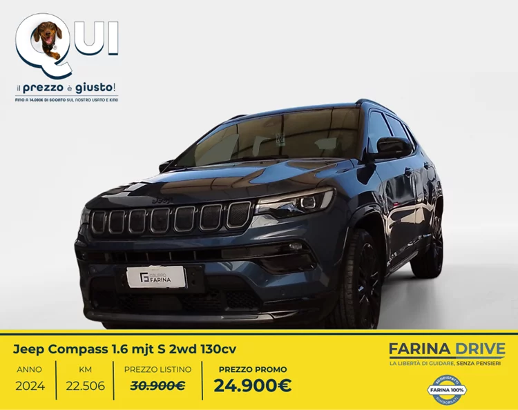 USATO - Compass 1.6 mjt Limited 2wd 130cv