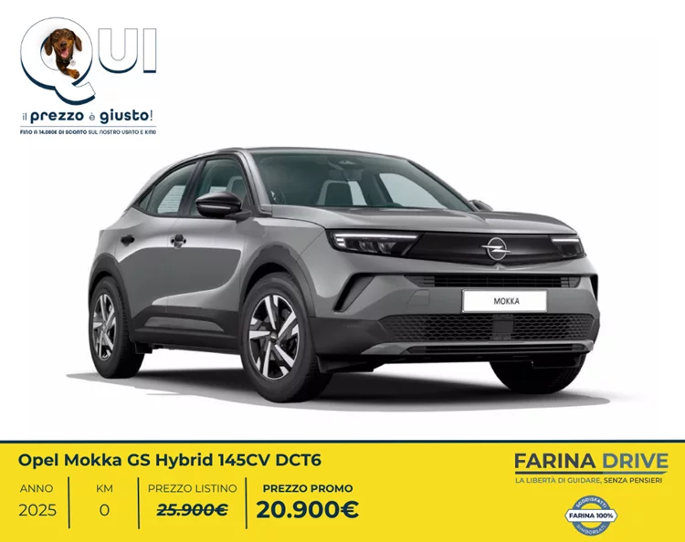 KM0 - Mokka GS Hybrid 145CV DCT6