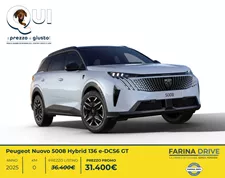 KM0 - Nuovo 5008 Hybrid 136 e-DCS6 GT