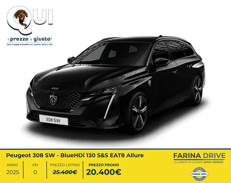 KM0 - 308 SW - BlueHDi 130 S&S EAT8 Allure