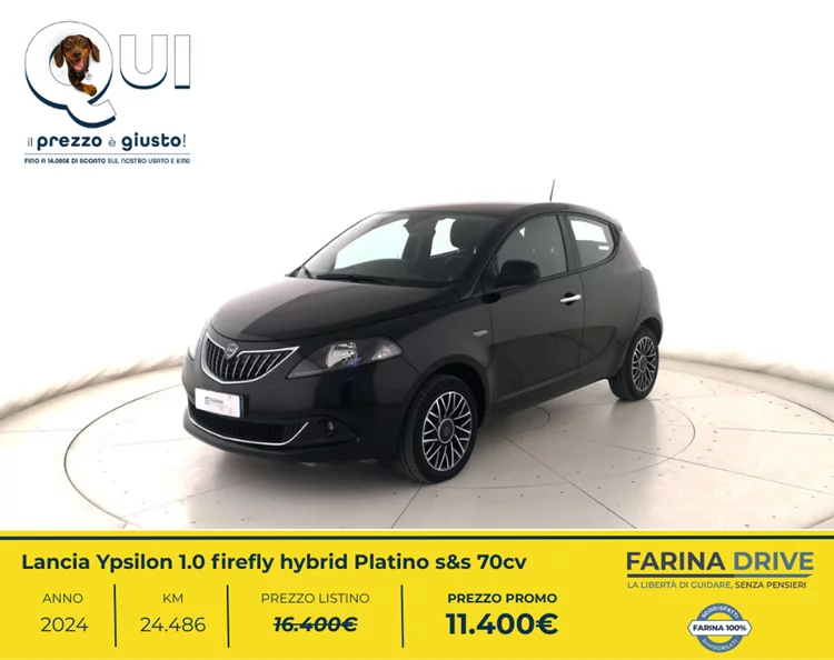 USATO - Ypsilon 1.0 firefly hybrid Platino s&s 70cv