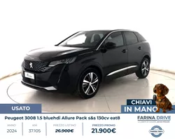 Peugeot 3008 1.5 bluehdi Allure Pack s&s 130cv eat8