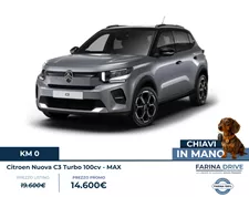 KM0 -  Nuova C3 Turbo 100cv - MAX