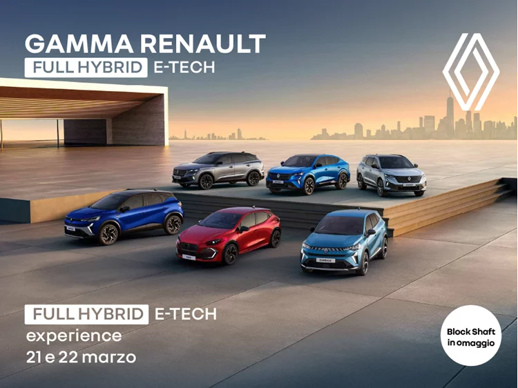 Renault Full Hybrid E-Tech Experience: due giorni per scoprire l’ibrido del futuro