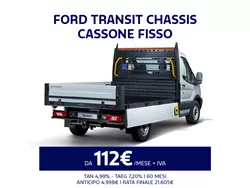 Ford Transit Chassis L3 130 CV Cassone Fisso