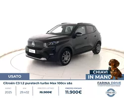 Citroen C3 1.2 puretech turbo Max 100cv s&s