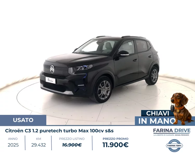 USATO - C3 1.2 puretech turbo Max 100cv s&s