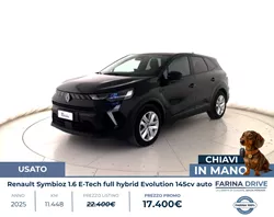 Symbioz 1.6 E-Tech full hybrid Evolution 145cv auto